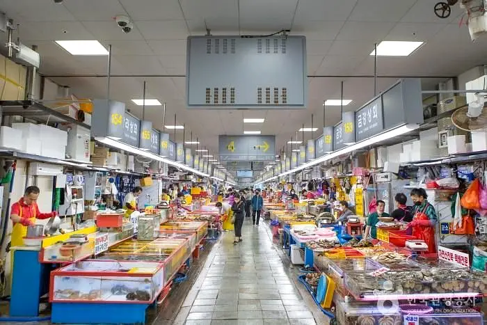 Busan Jagalchi Market in Nampo